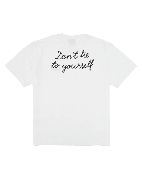 DECèIT | Don't Lie To Yourself | T-shirt manica corta bianca