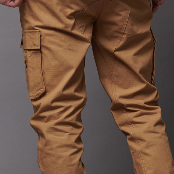DOLLY NOIRE | COTTON RIPSTOP EASY CARGO PANTS BEIGE - Pantalone cargo beige
