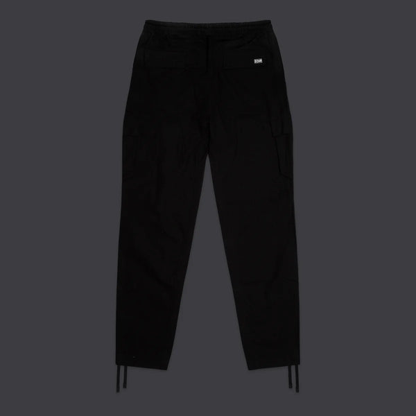 DOLLY NOIRE | COTTON RIPSTOP LACED EASY CARGO PANTS - Pantalone nero