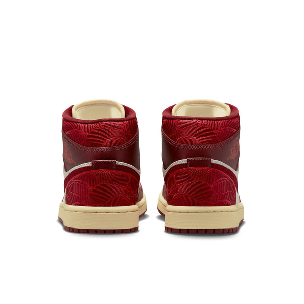 NIKE | AIR JORDAN 1 MID SE - Sneakers alta - bianco/rosso