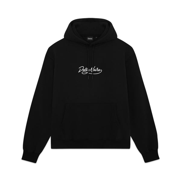 DOLLY NOIRE | Logo Hoodie Black | Felpa con cappuccio nera