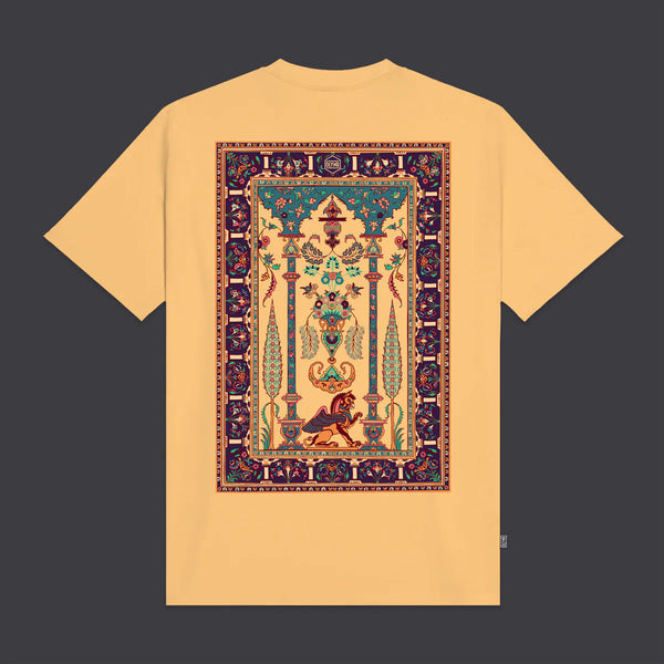 DOLLY NOIRE -  PERSIAN RUG TEE  YELLOW- T-shirt manica corta