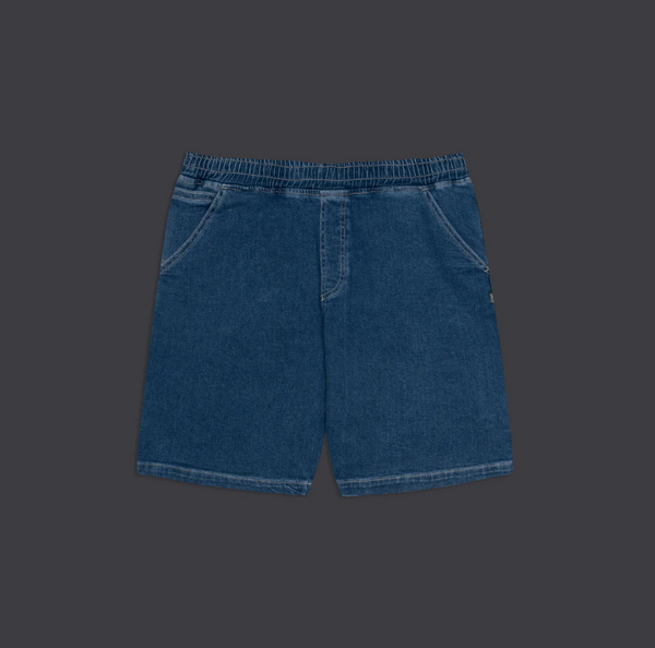DOLLY NOIRE | DENIM CARPENTER SHORTS | Pantalone corto denim blue