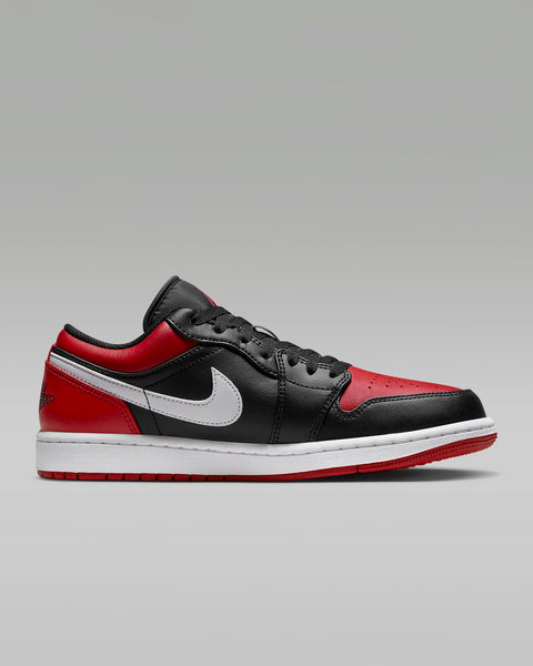 NIKE AIR JORDAN 1 Low - Sneakers bassa - nero/bianco/gym red