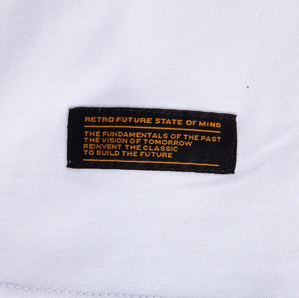 5TATE OF MIND - RETRO FUTURE BASIC - T-shirt manica corta bianca